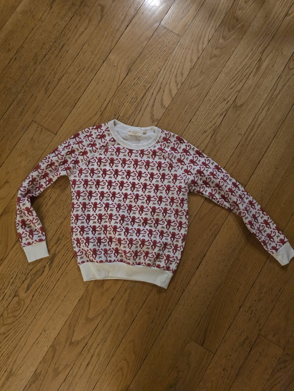 Roller Rabbit Monkey Classic Crewneck  Sweatshirt Size XS
